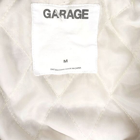 NWOT GARAGE Lavender & Tan Plaid Shacket, Size M - Picture 7 of 8